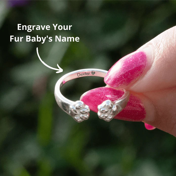 Paw Hug Ring - Faie Jewels