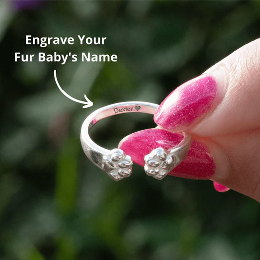 Paw Hug Ring - Faie Jewels