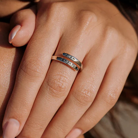 For my Daughter - I am Enough Ring - Faie Jewels