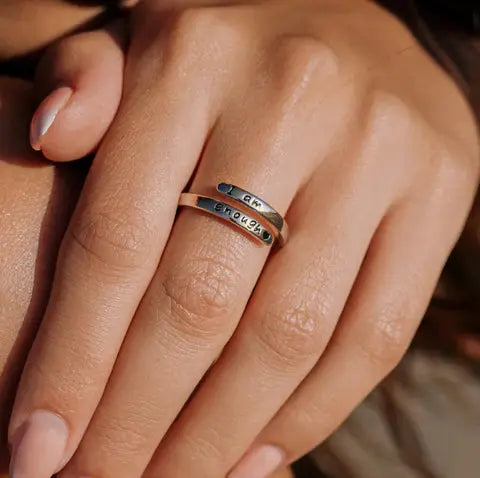 For my Daughter - I am Enough Ring - Faie Jewels