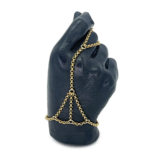 Gold Hand Chain - Faie Jewels