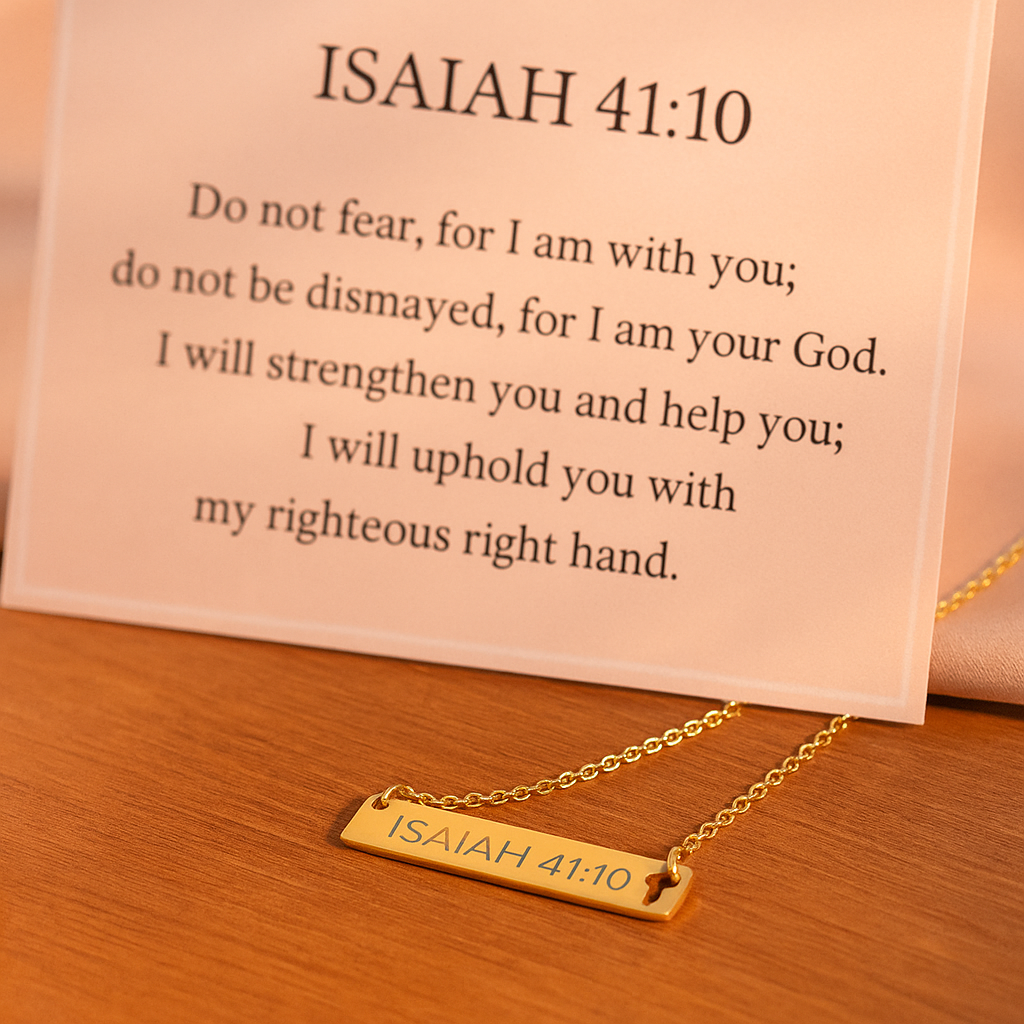 Bible Verse Necklace - Faie Jewels
