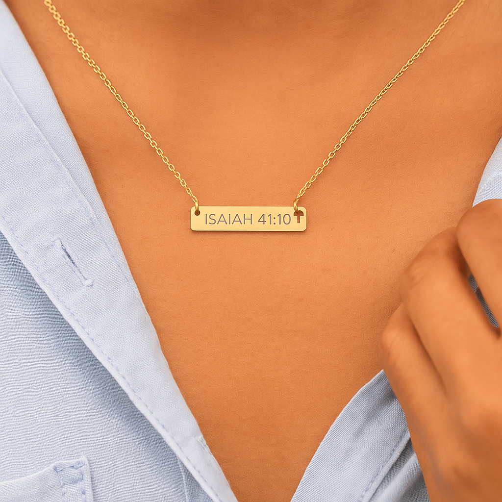 Bible Verse Necklace - Faie Jewels