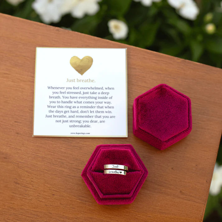 Just Breathe Ring - Faie Jewels