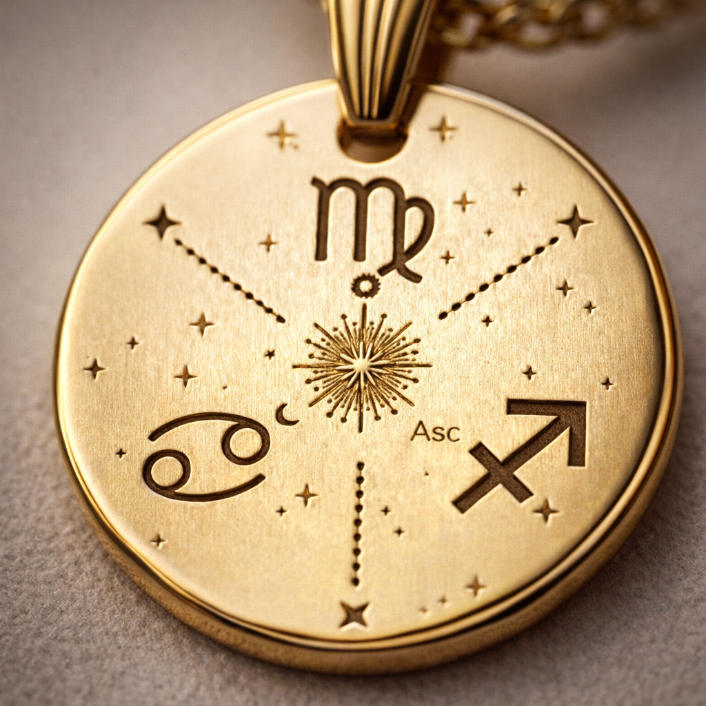 Sun, Moon & Rising Custom Necklace