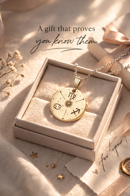 Sun, Moon & Rising Custom Necklace