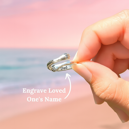 To My Granddaughter - Hug Ring