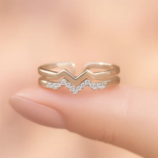 Highs And Lows Ring - Faie Jewels