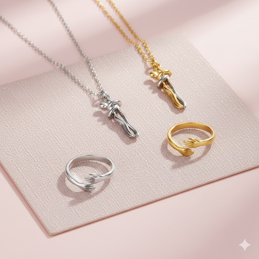 Hug Bundle - BOGO Offer (Necklace + Ring)