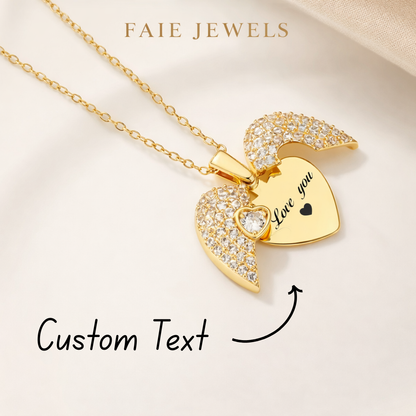 My Angel Necklace & Feather Ring Bundle